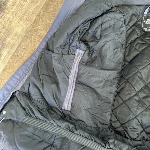 The North Face Soft Shell Ski & Snow Jacket with Removable Hood - Purple Jackets & Coats